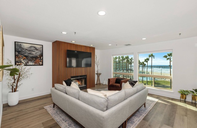 Fantastische Aussicht - Oceanfront 2 Schlafzimmer - - Auf dem Sand mit Pool für 7 Personen