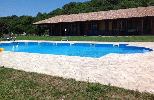 Ferien auf dem Bauernhof "Sa Raighina Hausmitte" mit großem Gemeinschaftspool
