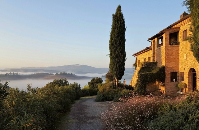 FARMH. PODERE CUNINA 25 KM SÜD-SIENA IN VORNE MONTALCINO MIT KOCHKLASSE
