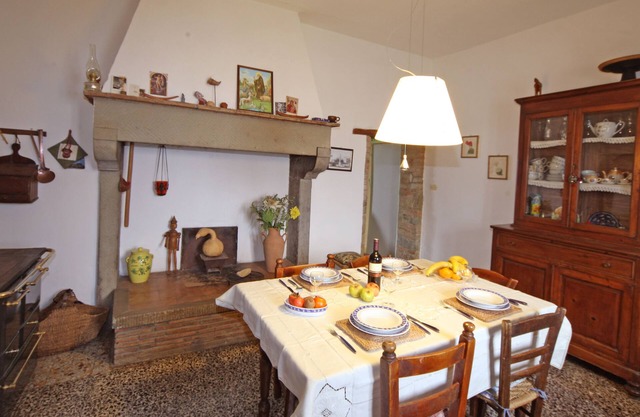 Ferienhaus in der toskanischen Landschaft