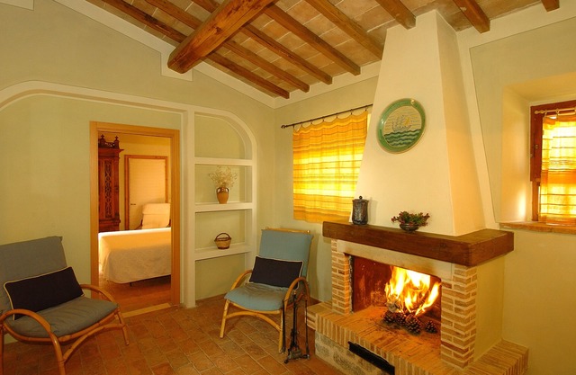 Bauernhof Montecchio Kamin