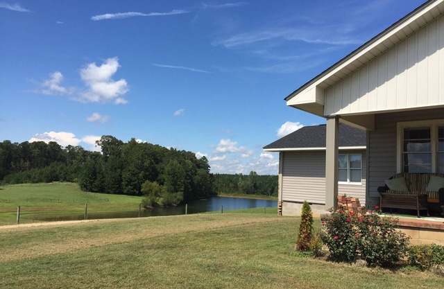 Farmhouse with private lake