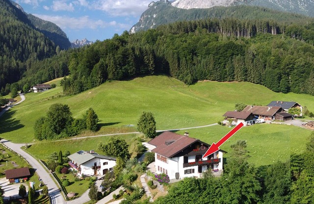 Ferienwohnung Nr. 2, 1-2 Pers., 48 qm, Dusche/WC, Nord-Ost-Balkon, TV, 1 Schlafzimmer + Wohnschlafzimmer, neue Wohnküche