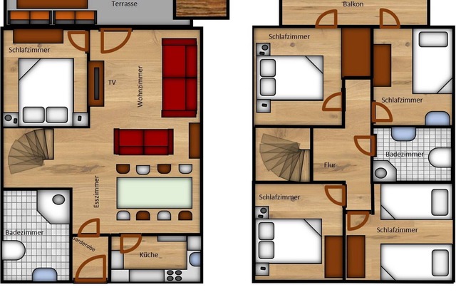 Ferienhaus für 9 Gäste mit 100m² in Kirchheim (170684)