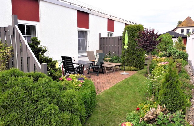Ferienwohnung mit Südterrasse zwischen Bodden und Meer