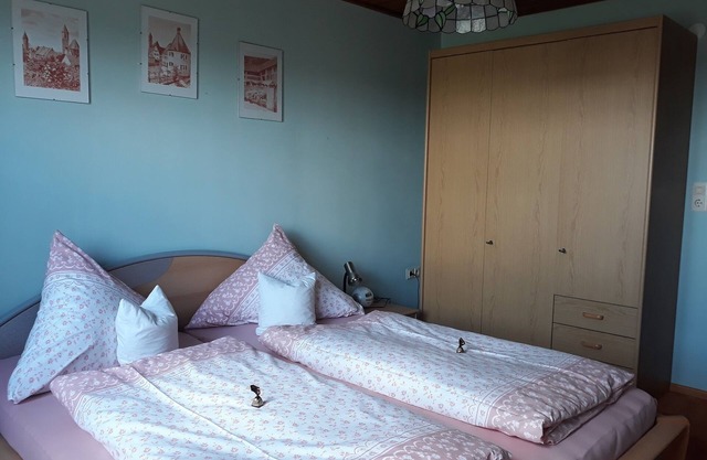 50qm große Ferienwohnung mit ebenerdiger Dusche und zwei Schlafzimmer