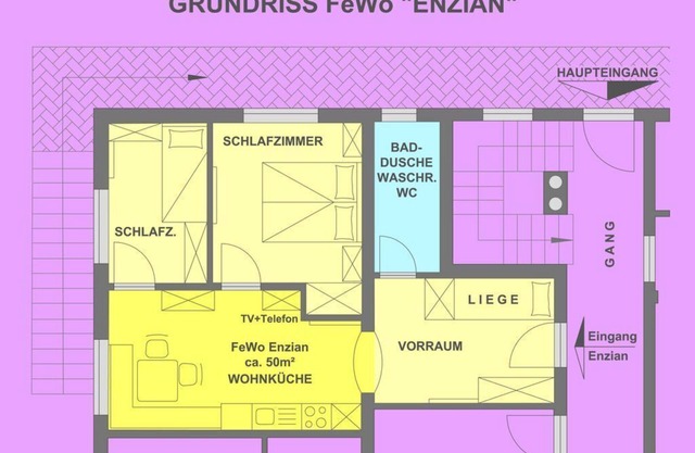 Ferienwohnung Enzian - Appartementhaus Lechner