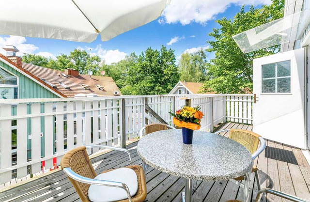 Ferienwohnung Lerche, für 4 Personen, GS, Balkon (4) - Feriendorf Müritzufer