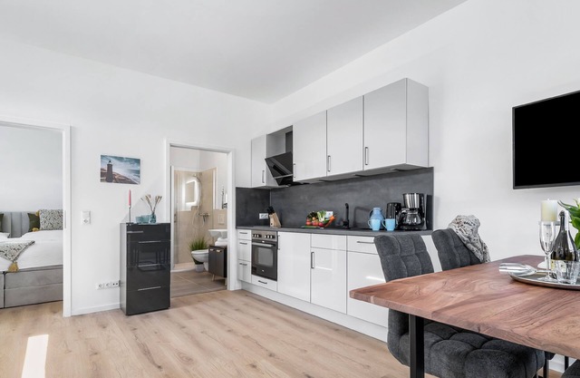 Strandperle - Duschbad, EG, TV, PKW-Stellplatz, Terrasse, Gartenmöbel, Grill