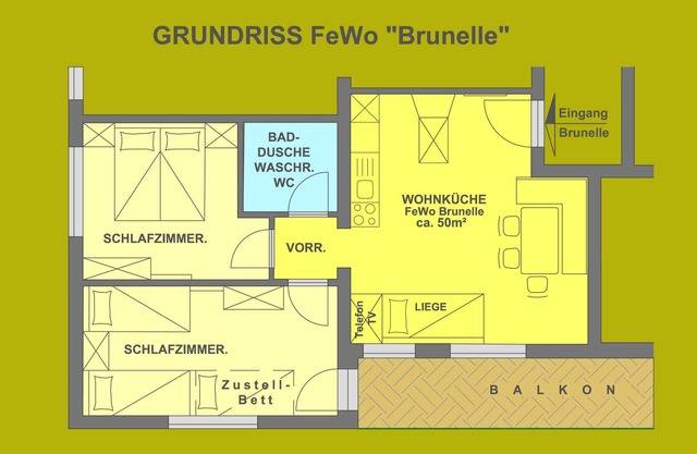 FeWo - BRUNELLE - Appartements Lechner