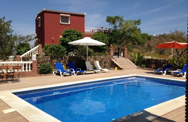 Finca mit traumhafter Sicht auf das Meer und die Berge, POOL (beheizt), W-Lan
