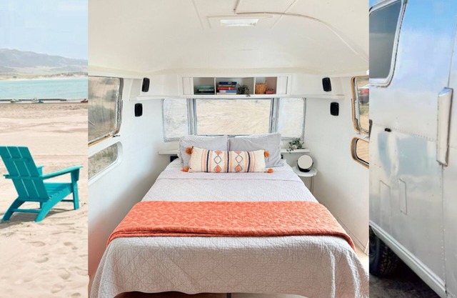 Delightful refurbished Airstream on water's edge