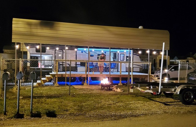 Fischenlager In Shell Beach Louisiana