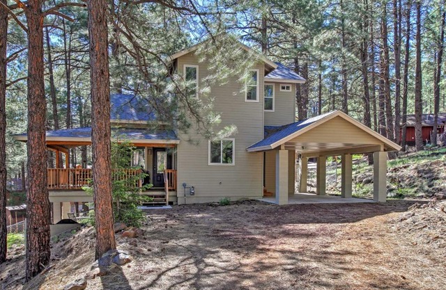 Flagstaff Family Retreat with Patio and Mountain Views