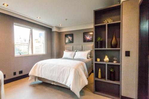 Flat com lazer, Wi-Fi e otima localizacao