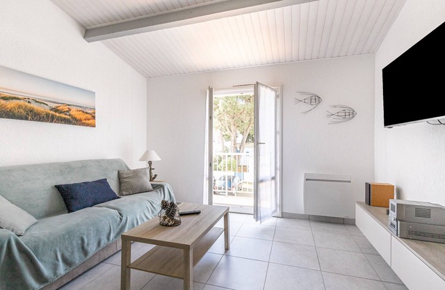 Wohnung für 4 - 450m Strand von Sables d'Or