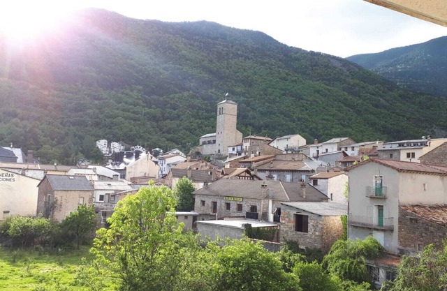 Flat in Biescas. Pyrenees of Huesca.