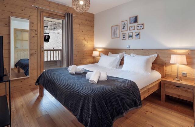 Geräumige 3 Zimmer für 4 bis 6 Personen - am Fuße der Piste LA PLAGNE -Parc de la Vanoise