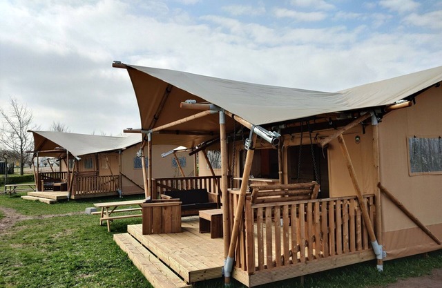Tent Lodge Near Forest