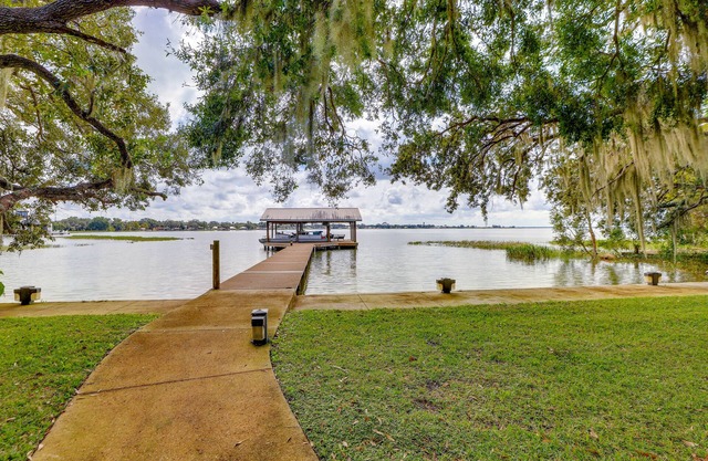 Florida Retreat w/ Patio, Boat Dock & Shuffleboard