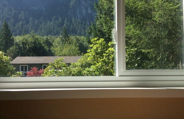 Fogging sanitized Cozy suite with Mountain view. Fire place.