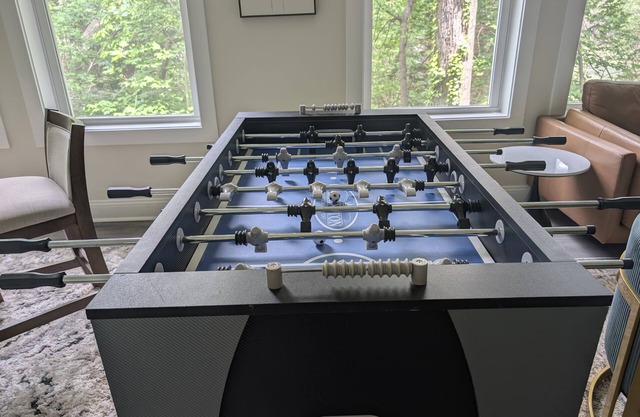 Foosball Arcade Poker King Bed Near Battery