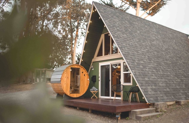 For a cabin experience by the sea.