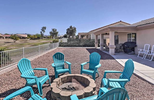 NEW! Fort Mohave Home w/ Grill, Golf Course Views!