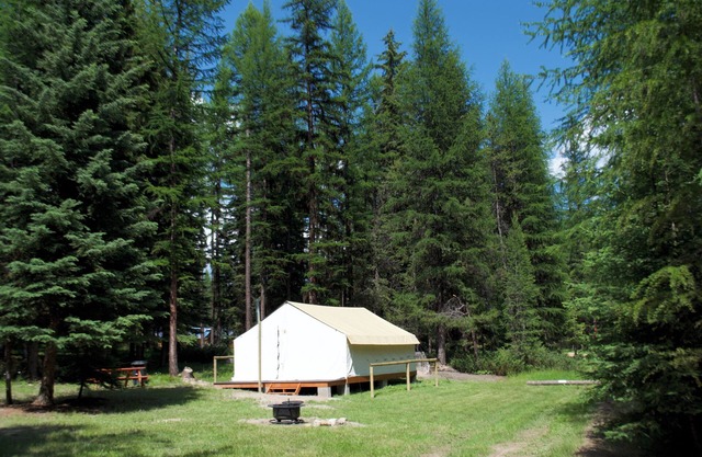 Fortine Creek Campground - Glamping Tent