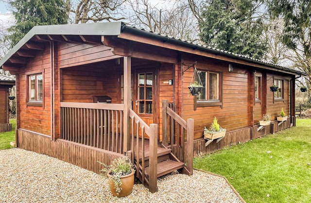 Four berth lodge with one master double and one twin each with wardrobe.