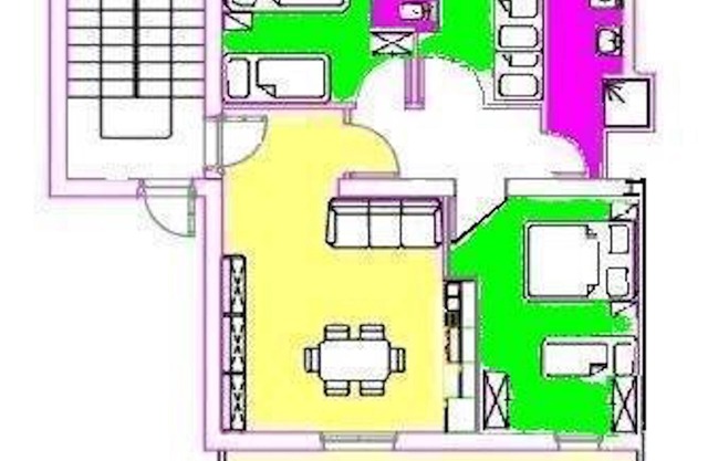 Vierzimmerwohnung "B2" mit Meerblick bei 30mt. vom Strand entfernt