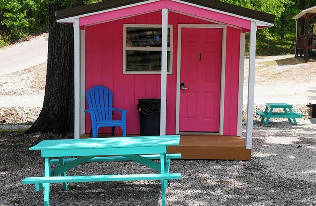 Franky and Louies Pink Cabin 1