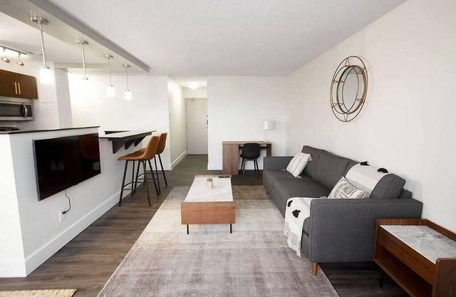 21st Floor Two bedroom downtown unit FREE parking