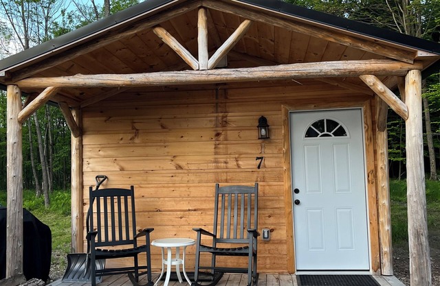 Front porch sitting Tiny home