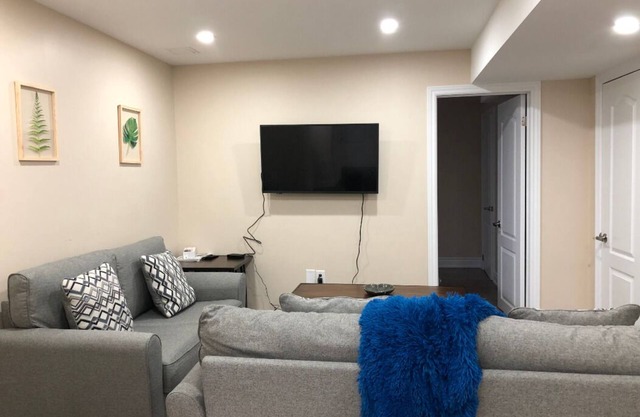 Fully Furnished 2 bedroom basement apartment for a family