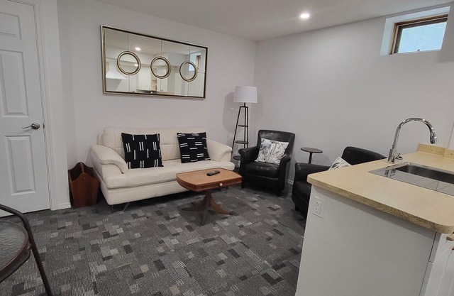 Fully furnished basement suite, available for short term rental