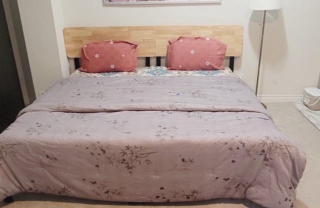 Fully furnished Studio basement with bed, kitchen, laundry, living room with TV