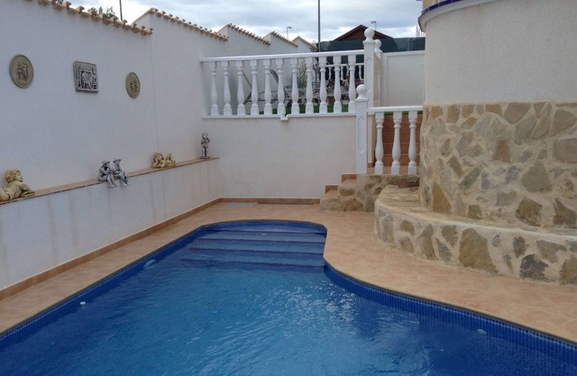 Fully licensed 3 bedroom 2 bathroom detached villa with private pool .