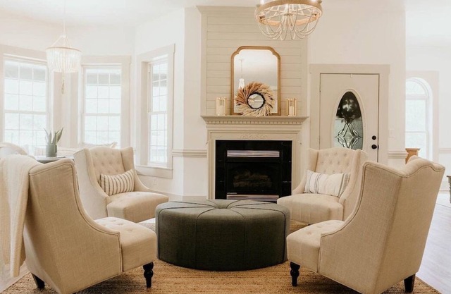 Romantic Victorian home designed for small family groups