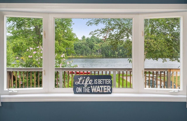 Fully Renovated all season lakefront Home with beautiful views all year round!