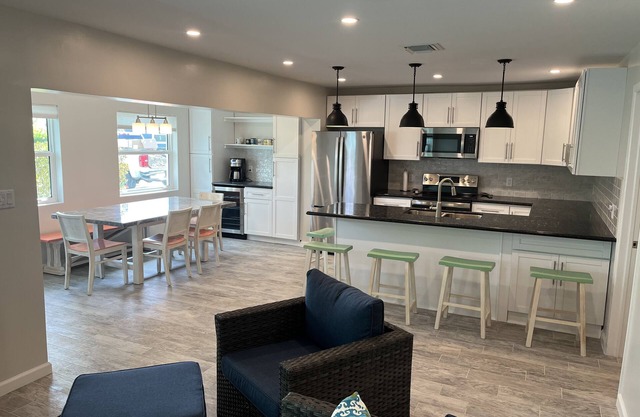 Fully Renovated, Oversized Beach Villa and ready February 24'.