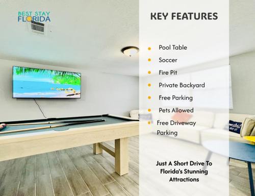 Fun Stay Near Seufsc Pool Table Parking