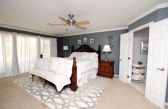 Furnished 4BR/4.5BA Home w/ Private Pool & King Suites – Family & Work Ready