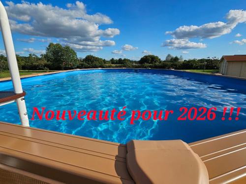 Gîte 3 étoiles près du Mans avec bain nordique, 12 pers, 5 chambres, proche circuit 24H et nature - FR-1-410-381