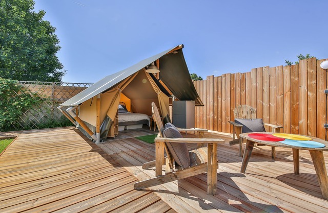Glamping Ferienhaus Saint-Jean-de-Monts zwischen Land und Meer