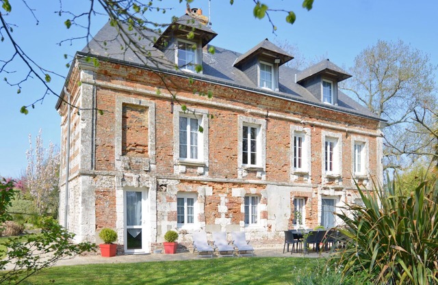 La Charmeuse d'Etretat-Ferienhaus-Traditionell-Ensuite-Blick auf die Landschaft