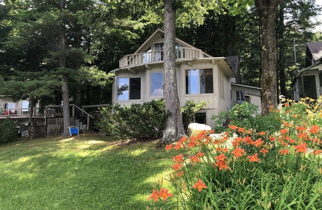 Galway Lake waterfront cabin with exceptional sunset views.