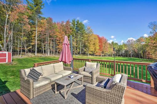 Game Room and Spacious Yard 10-Acre Catskills Home!