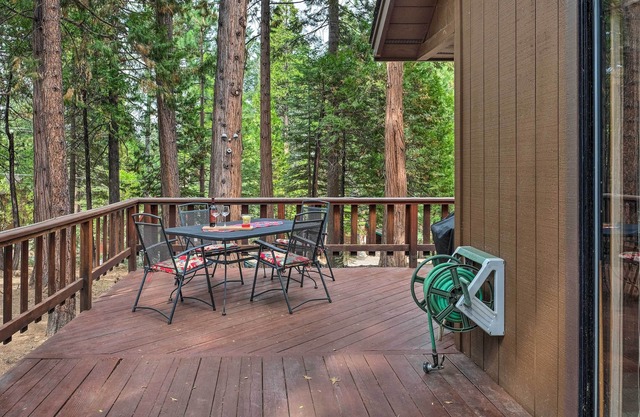 Game Room & Deck: Pet-Friendly Camp Connell Cabin