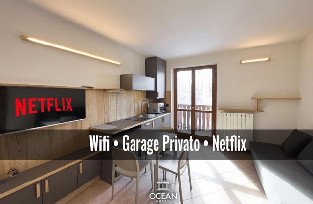 Garage Privato, Wifi e Netflix in moderno appartamento di Montagna